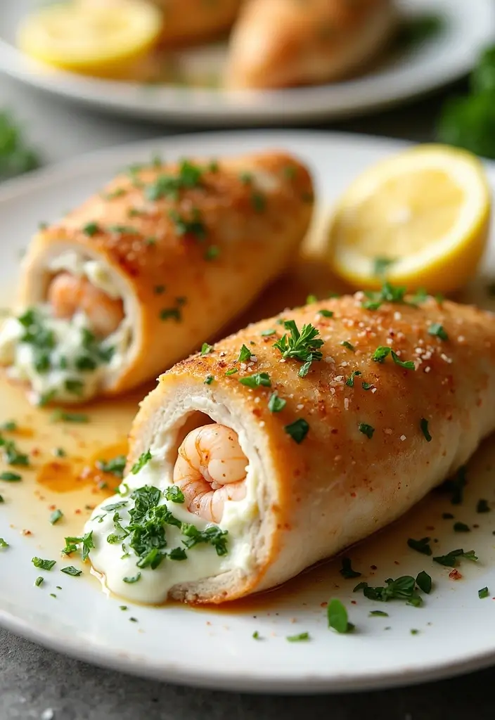 27 Healthy Stuffed Chicken Breast Recipes That Feel Fancy but Easy 13 27 Healthy Stuffed Chicken Breast Recipes That Feel Fancy but Easy - 12. Shrimp and Cream Cheese Stuffed Chicken