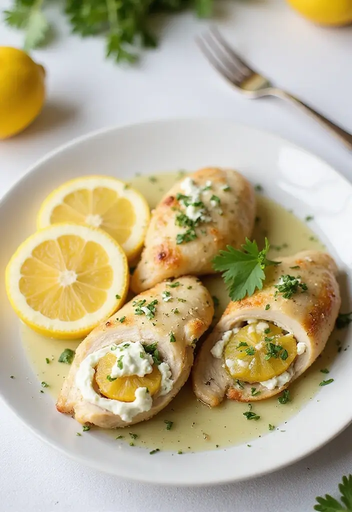 27 Healthy Stuffed Chicken Breast Recipes That Feel Fancy but Easy 16 27 Healthy Stuffed Chicken Breast Recipes That Feel Fancy but Easy - 15. Lemon Herb and Goat Cheese Stuffed Chicken