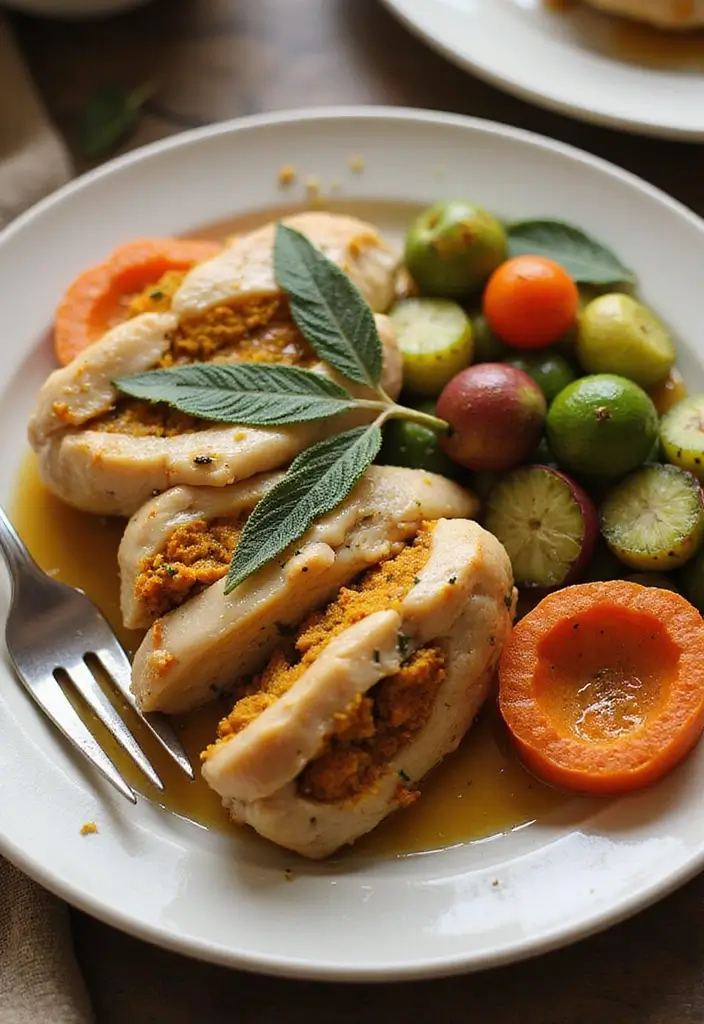 27 Healthy Stuffed Chicken Breast Recipes That Feel Fancy but Easy 19 27 Healthy Stuffed Chicken Breast Recipes That Feel Fancy but Easy - 18. Pumpkin and Sage Stuffed Chicken
