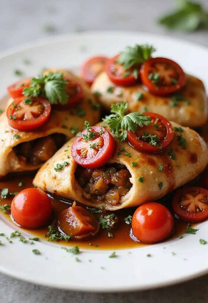 27 Healthy Stuffed Chicken Breast Recipes That Feel Fancy but Easy 21 27 Healthy Stuffed Chicken Breast Recipes That Feel Fancy but Easy - 20. Balsamic and Tomato Stuffed Chicken