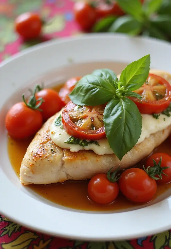 27 Healthy Stuffed Chicken Breast Recipes That Feel Fancy but Easy 4 27 Healthy Stuffed Chicken Breast Recipes That Feel Fancy but Easy - 3. Tomato Basil Mozzarella Stuffed Chicken