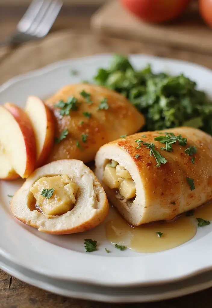 27 Healthy Stuffed Chicken Breast Recipes That Feel Fancy but Easy 9 27 Healthy Stuffed Chicken Breast Recipes That Feel Fancy but Easy - 8. Apple and Brie Stuffed Chicken