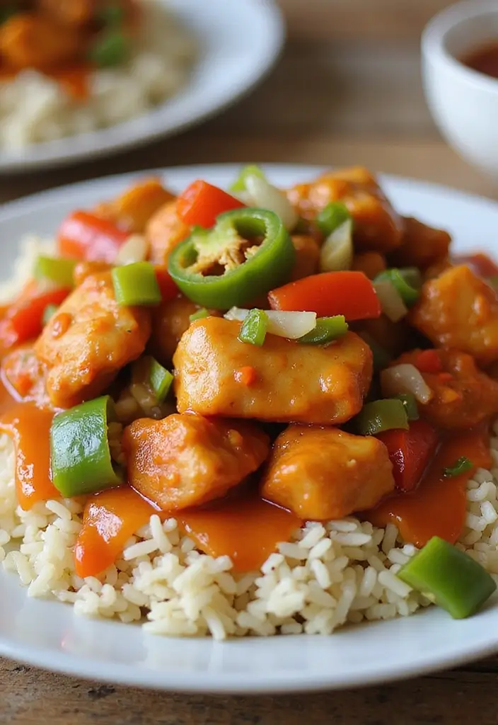 27 Rice-A-Roni Chicken and Rice Recipes That Are Nostalgic & Easy 16 27 Rice-A-Roni Chicken and Rice Recipes That Are Nostalgic & Easy - 15. Sweet and Sour Chicken with Rice