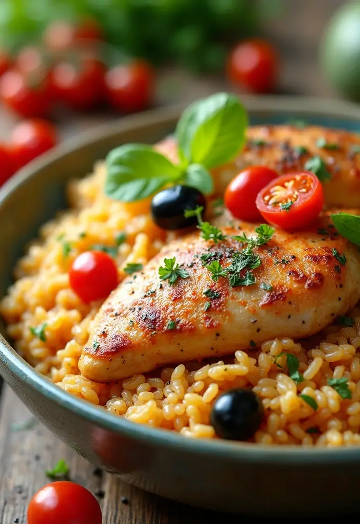 27 Rice-A-Roni Chicken and Rice Recipes That Are Nostalgic & Easy 20 27 Rice-A-Roni Chicken and Rice Recipes That Are Nostalgic & Easy - 19. Mediterranean Chicken and Rice