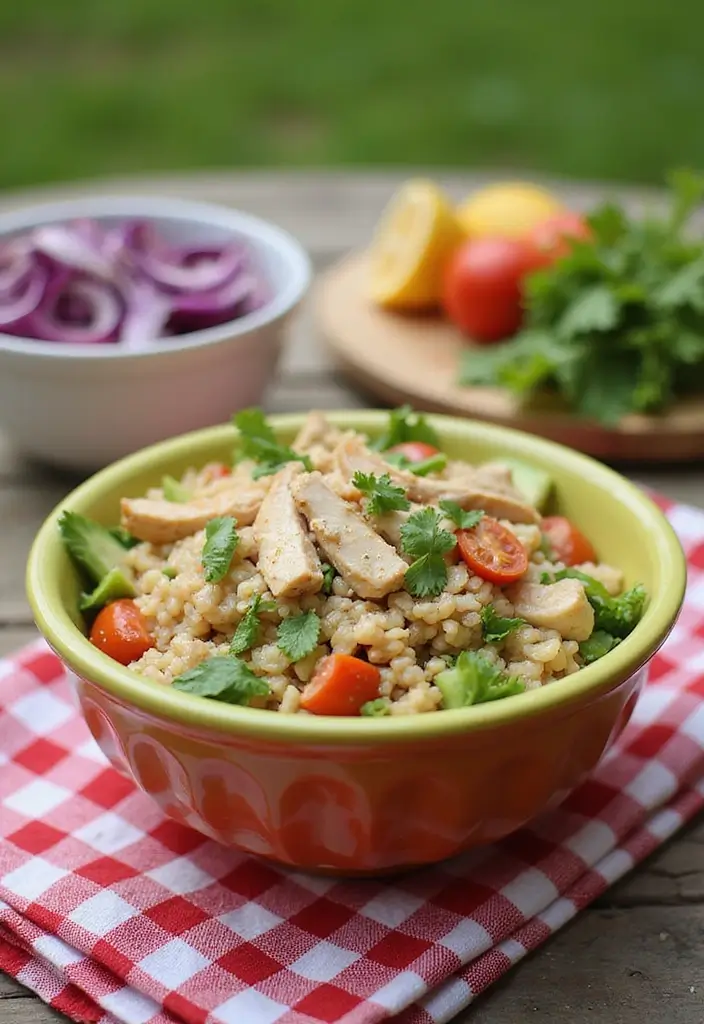 27 Rice-A-Roni Chicken and Rice Recipes That Are Nostalgic & Easy 21 27 Rice-A-Roni Chicken and Rice Recipes That Are Nostalgic & Easy - 20. Chicken and Rice Salad