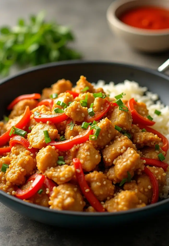 27 Rice-A-Roni Chicken and Rice Recipes That Are Nostalgic & Easy 5 27 Rice-A-Roni Chicken and Rice Recipes That Are Nostalgic & Easy - 4. Spicy Chicken and Rice Stir-Fry