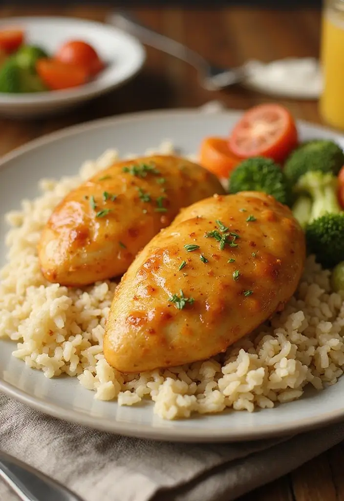 27 Rice-A-Roni Chicken and Rice Recipes That Are Nostalgic & Easy 6 27 Rice-A-Roni Chicken and Rice Recipes That Are Nostalgic & Easy - 5. Honey Mustard Chicken with Rice
