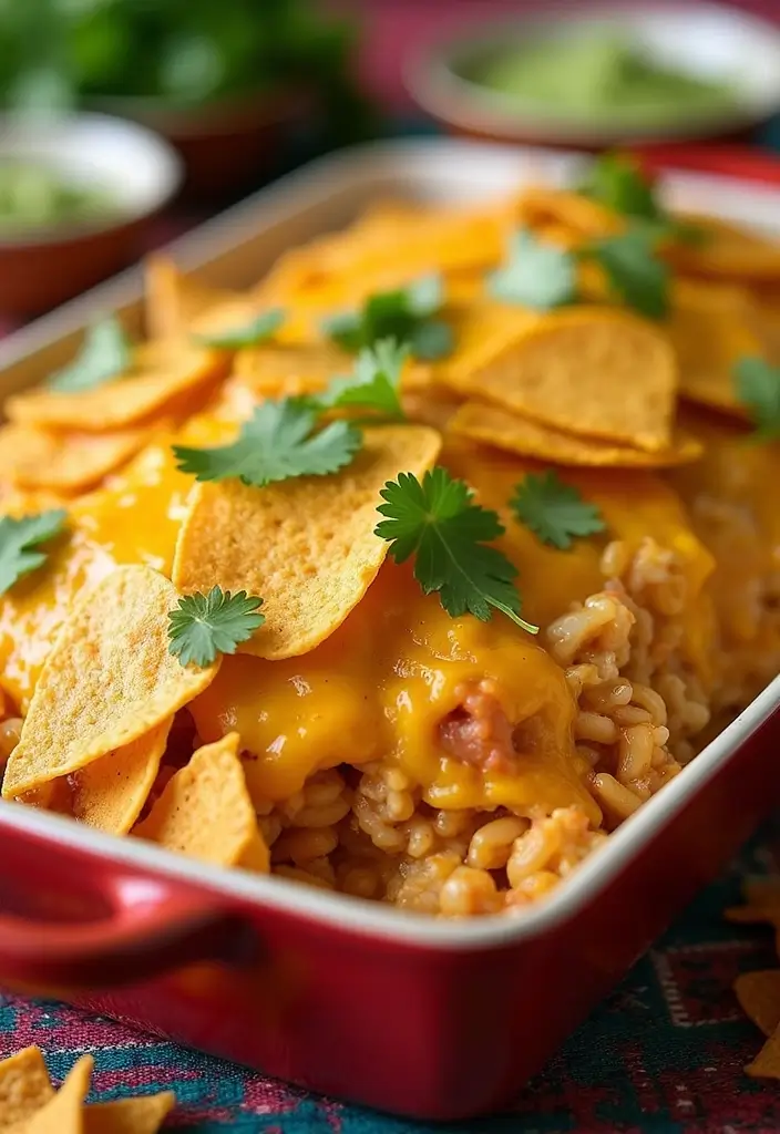27 Rice-A-Roni Chicken and Rice Recipes That Are Nostalgic & Easy 7 27 Rice-A-Roni Chicken and Rice Recipes That Are Nostalgic & Easy - 6. Chicken and Rice Taco Bake