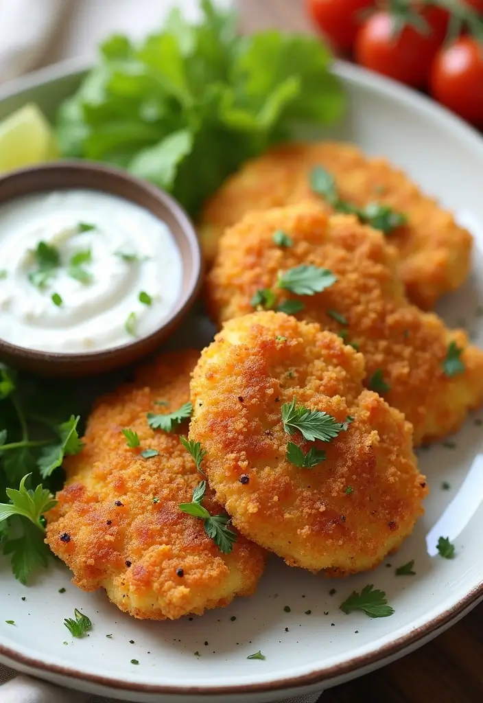 28 Corn Flake Chicken Tenders That Are Crunchy & Family-Friendly 11 28 Corn Flake Chicken Tenders That Are Crunchy & Family-Friendly - 10. Mediterranean Corn Flake Chicken Tenders