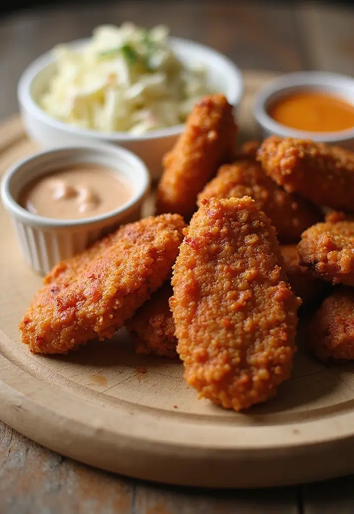 28 Corn Flake Chicken Tenders That Are Crunchy & Family-Friendly 19 28 Corn Flake Chicken Tenders That Are Crunchy & Family-Friendly - 18. BBQ Corn Flake Chicken Tenders