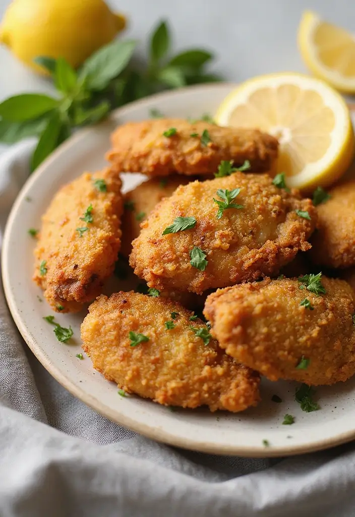 29 Chicken Fried Chicken Recipe Variations That Are Crispy Perfection 6 29 Chicken Fried Chicken Recipe Variations That Are Crispy Perfection - 5. Lemon Pepper Fried Chicken