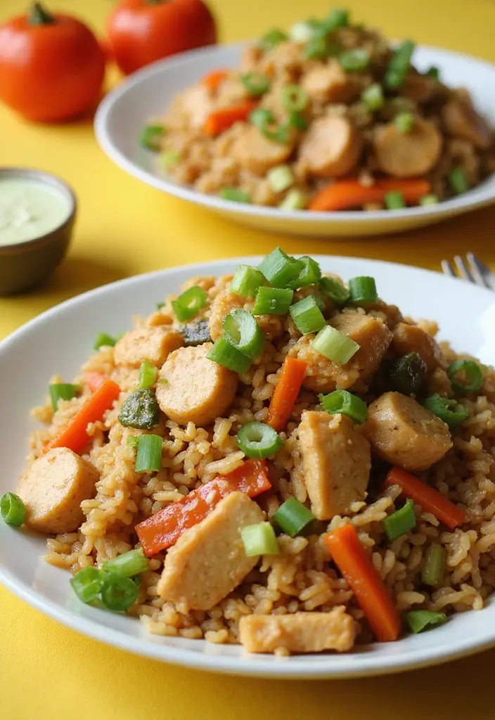 29 Chicken and Brown Rice Recipes for Clean Eating 13 29 Chicken and Brown Rice Recipes for Clean Eating - 12. Chicken Fried Brown Rice