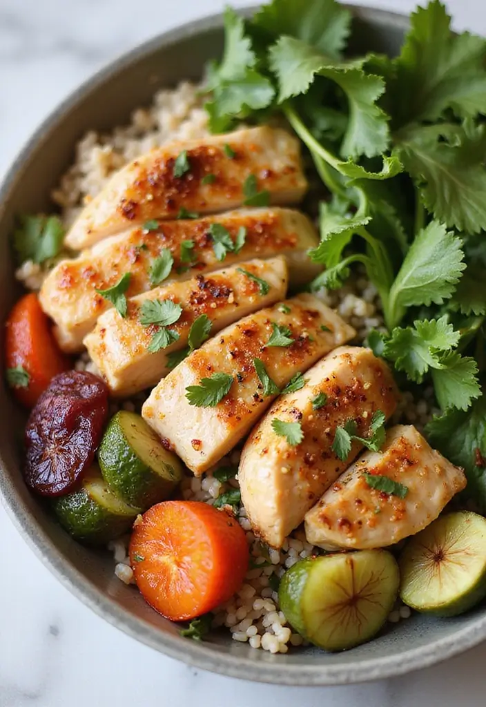 29 Chicken and Brown Rice Recipes for Clean Eating 14 29 Chicken and Brown Rice Recipes for Clean Eating - 13. Chicken and Brown Rice Buddha Bowl