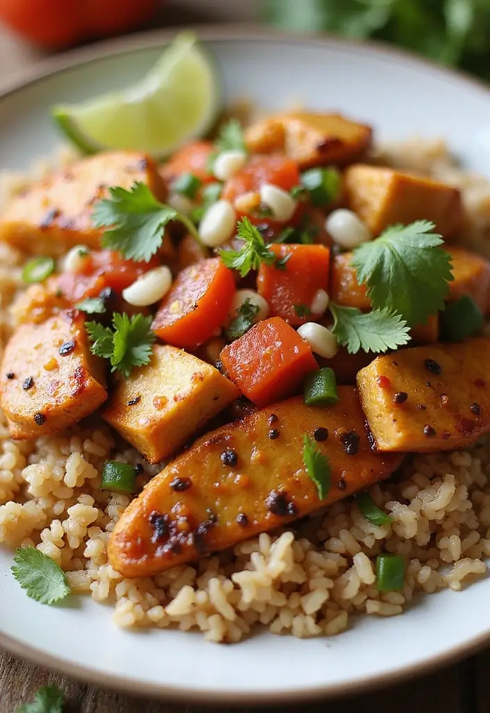 29 Chicken and Brown Rice Recipes for Clean Eating 17 29 Chicken and Brown Rice Recipes for Clean Eating - 16. Chicken and Brown Rice Fajitas