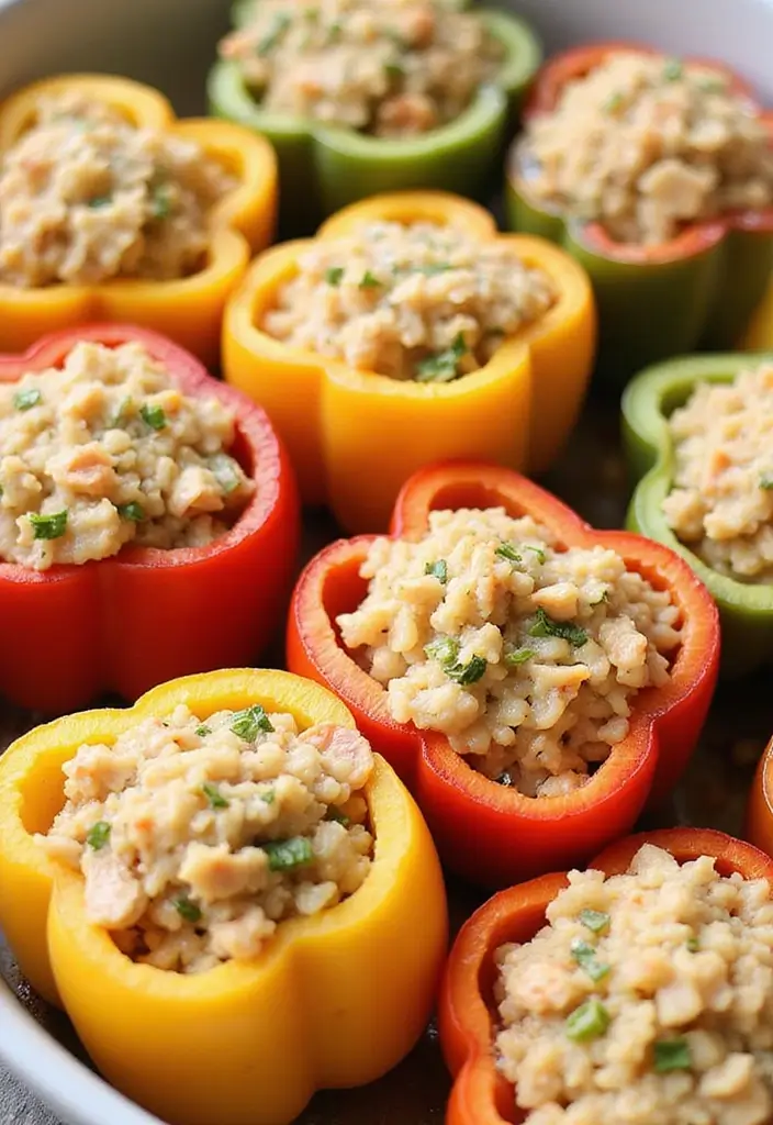 29 Chicken and Brown Rice Recipes for Clean Eating 9 29 Chicken and Brown Rice Recipes for Clean Eating - 8. Chicken and Brown Rice Stuffed Peppers