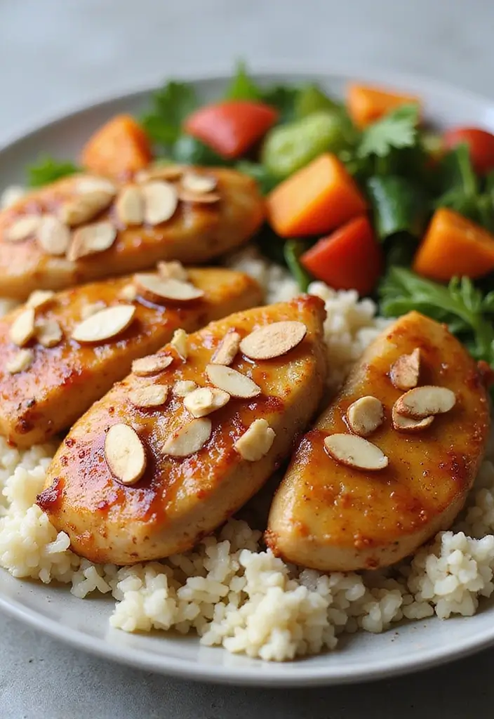 29 Honey Chicken Recipes: Easy and Flavor-Packed 16 29 Honey Chicken Recipes: Easy and Flavor-Packed - 15. Honey Almond Chicken