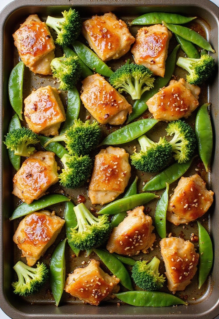 29 Honey Chicken Recipes: Easy and Flavor-Packed 5 29 Honey Chicken Recipes: Easy and Flavor-Packed - 4. Sheet Pan Honey Sesame Chicken