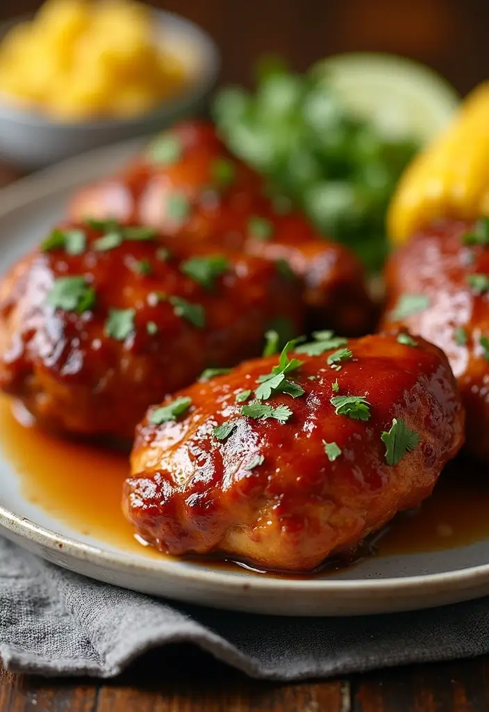 29 Honey Chicken Recipes: Easy and Flavor-Packed 6 29 Honey Chicken Recipes: Easy and Flavor-Packed - 5. Honey BBQ Chicken Thighs