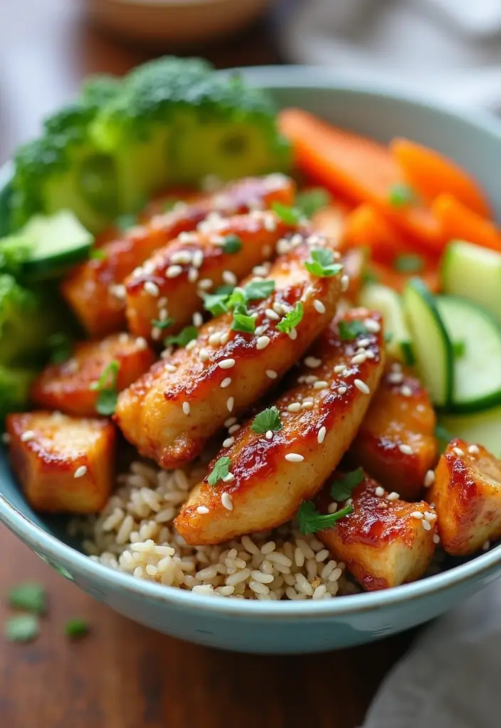 29 Honey Chicken Recipes: Easy and Flavor-Packed 9 29 Honey Chicken Recipes: Easy and Flavor-Packed - 8. Honey Teriyaki Chicken Bowl