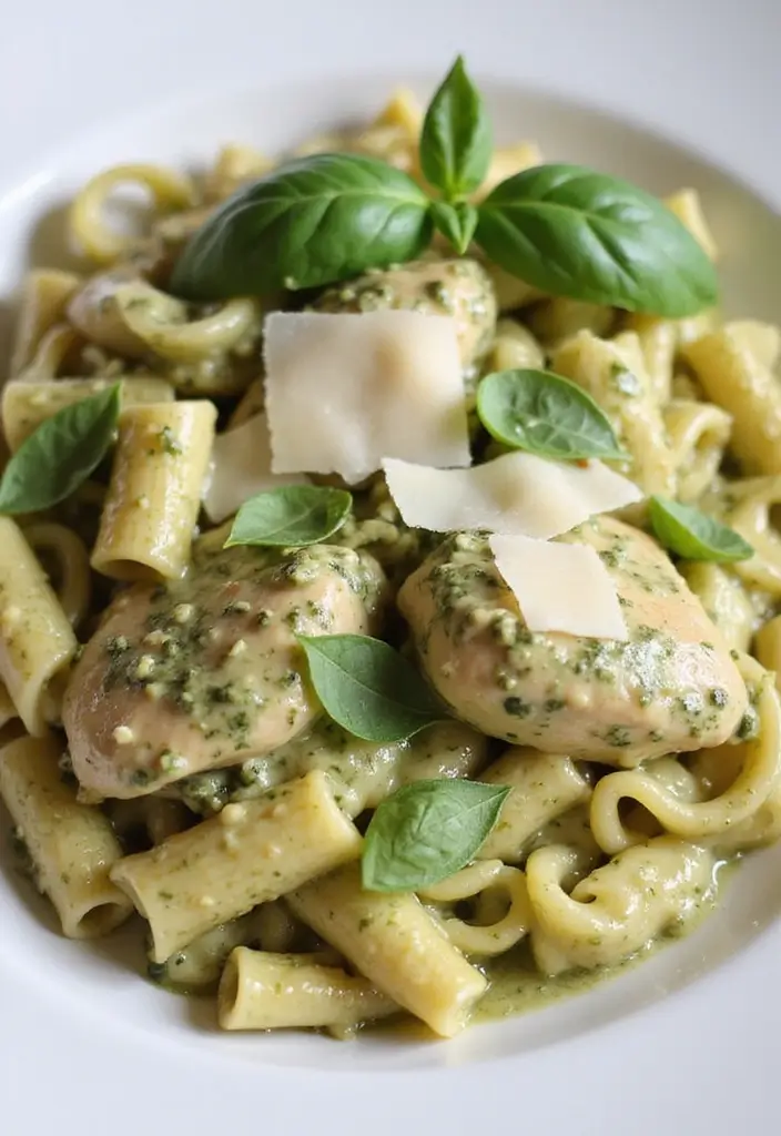 30 Creamy Pesto Chicken Pasta Recipes That Feel Fresh & Filling 2 30 Creamy Pesto Chicken Pasta Recipes That Feel Fresh & Filling - 1. Classic Creamy Pesto Chicken Pasta