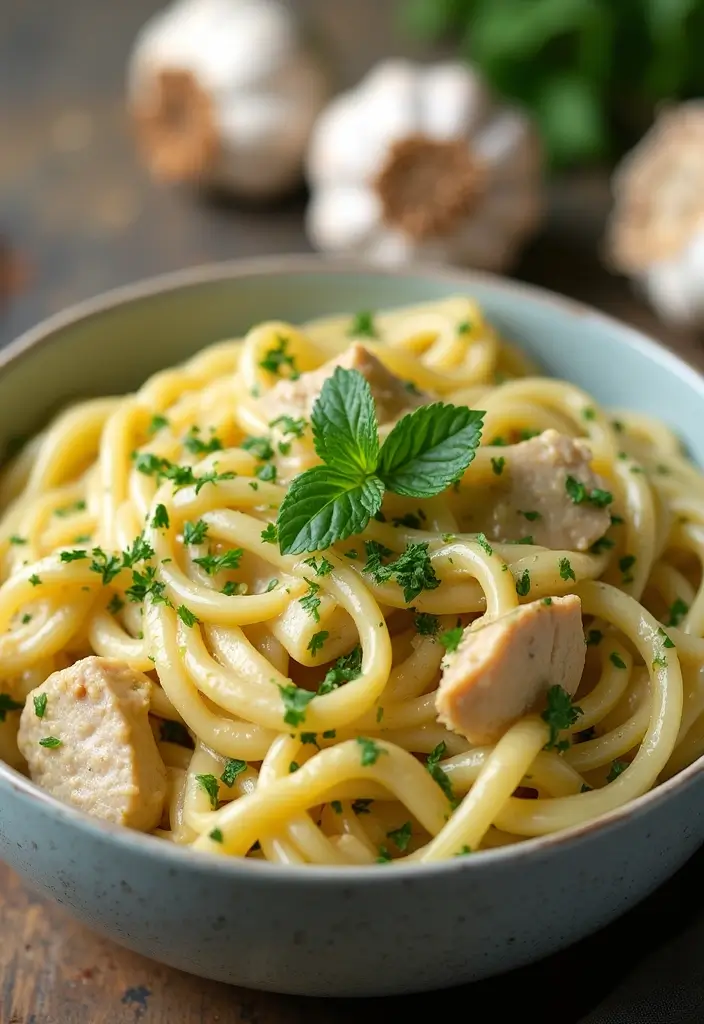 30 Creamy Pesto Chicken Pasta Recipes That Feel Fresh & Filling 4 30 Creamy Pesto Chicken Pasta Recipes That Feel Fresh & Filling - 3. Creamy Garlic Pesto Chicken Pasta