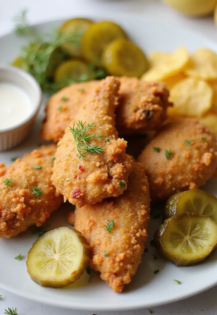 30 Fried Chicken Recipe Air Fryer Versions That Crunch Perfectly 17 30 Fried Chicken Recipe Air Fryer Versions That Crunch Perfectly - 16. Dill Pickle Air Fryer Chicken