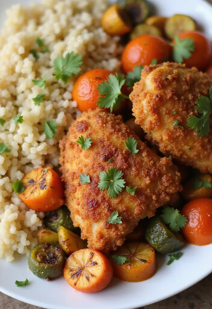 30 Fried Chicken Recipe Air Fryer Versions That Crunch Perfectly 23 30 Fried Chicken Recipe Air Fryer Versions That Crunch Perfectly - 22. Moroccan Spiced Air Fryer Chicken