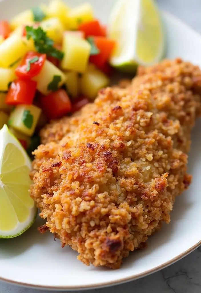 30 Fried Chicken Recipe Air Fryer Versions That Crunch Perfectly 8 30 Fried Chicken Recipe Air Fryer Versions That Crunch Perfectly - 7. Coconut Crusted Air Fryer Chicken