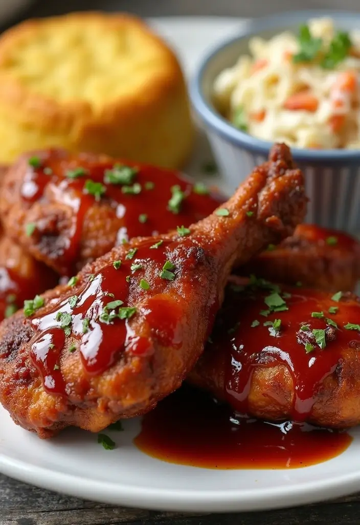 30 Fried Chicken Recipe Air Fryer Versions That Crunch Perfectly 9 30 Fried Chicken Recipe Air Fryer Versions That Crunch Perfectly - 8. BBQ Air Fryer Chicken Thighs