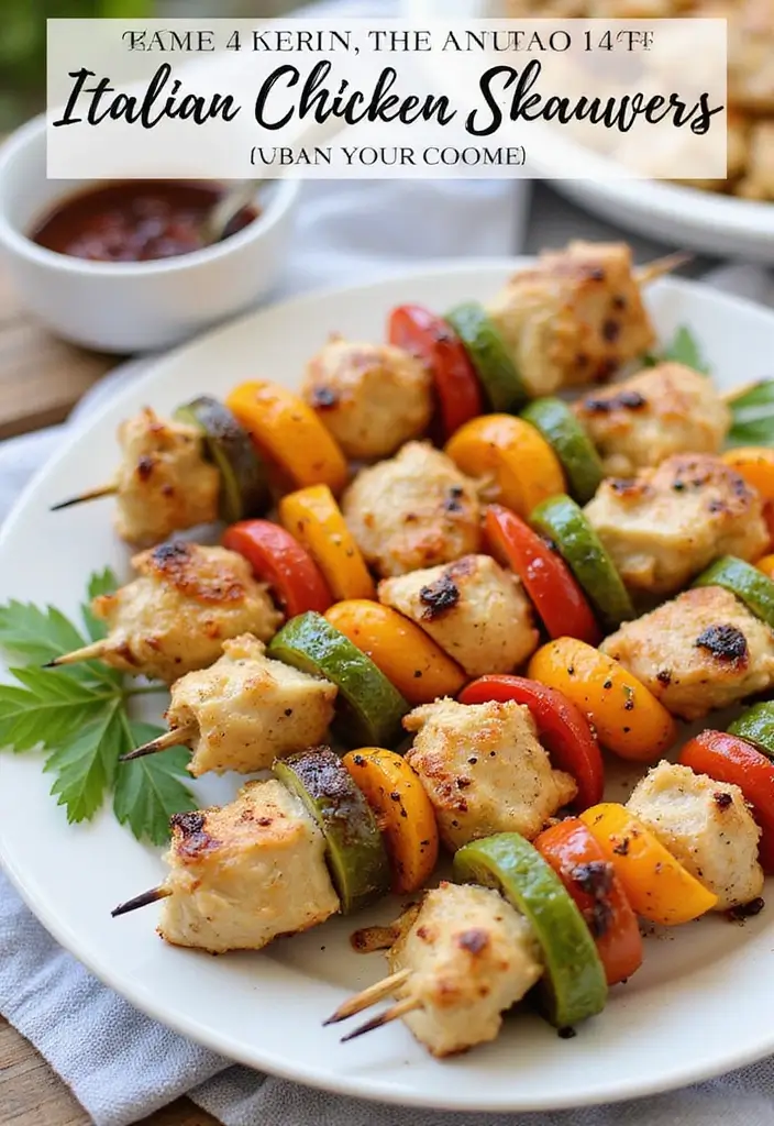 30 Instant Pot Italian Chicken Recipes That Are Savory & Simple 16 30 Instant Pot Italian Chicken Recipes That Are Savory & Simple - 15. Instant Pot Italian Chicken Skewers