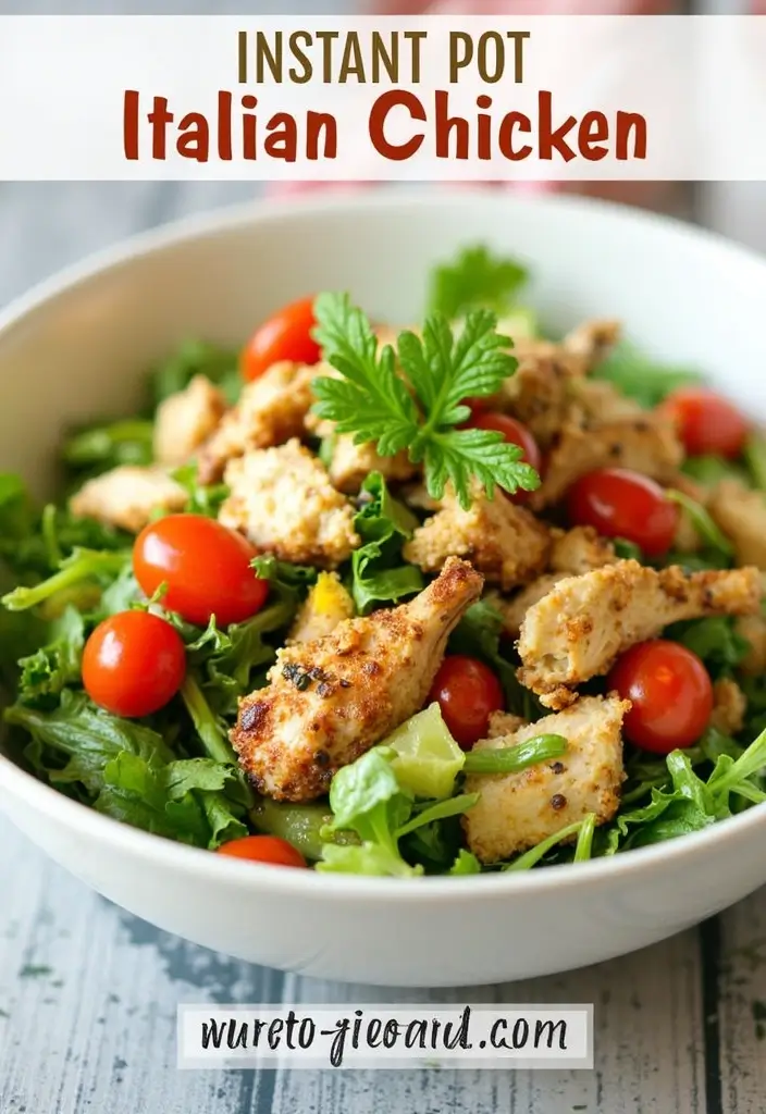 30 Instant Pot Italian Chicken Recipes That Are Savory & Simple 19 30 Instant Pot Italian Chicken Recipes That Are Savory & Simple - 18. Instant Pot Italian Chicken Salad